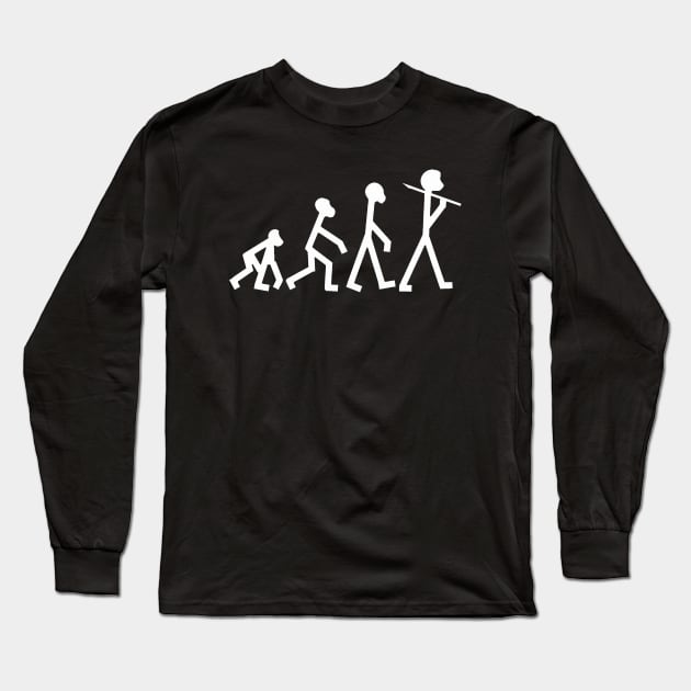 Evolution of Stickman Long Sleeve T-Shirt by Etopix